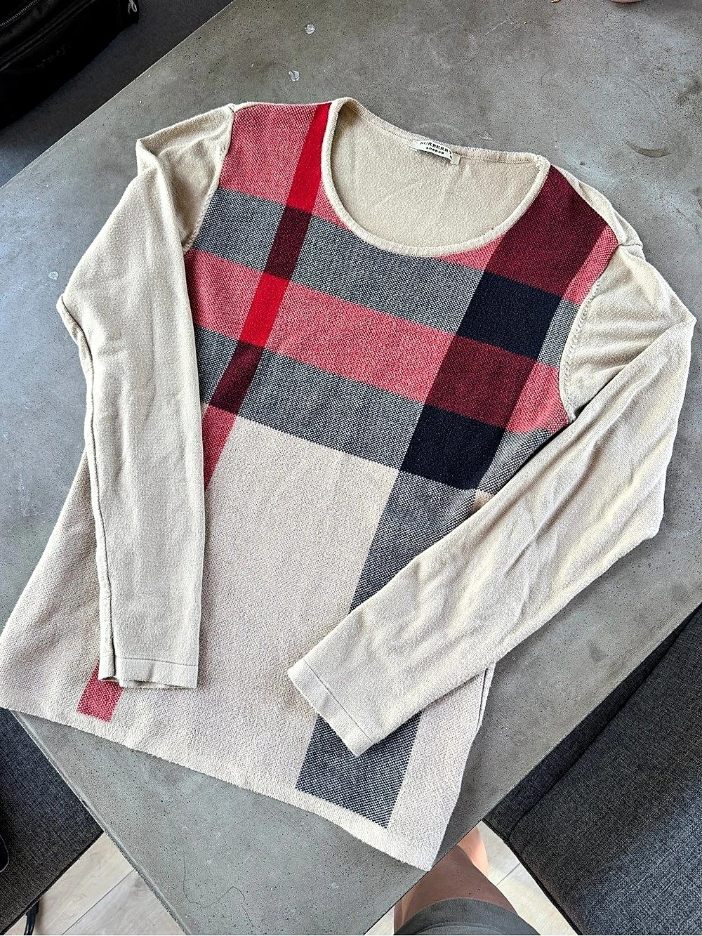 Burberry vintage 100% cotton top